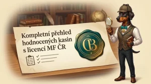 Kompletní přehled hodnocených kasin s licencí MF ČR 📋