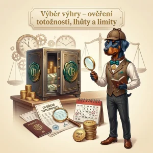 Výběr výhry – ověření totožnosti, lhůty a limity