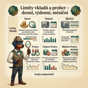 Limity vkladů a proher – denní, týdenní, měsíční